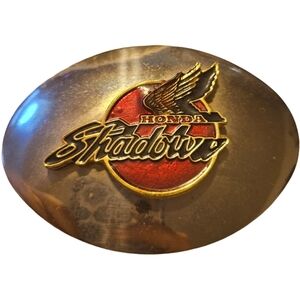 🏍 vintage Honda Shadow motorcycle belt buckle